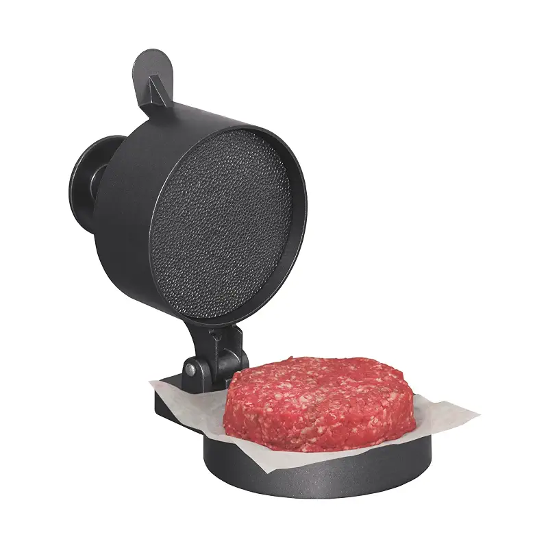 Weston Single Burger Press For 4 1/2" Diameter Patties, 1/4 lbs to 3/4 lbs | Hamburger, Crab Cakes, Sausage Patties | Spring Ejector For Easy Removal | Non-Stick Heavy-Duty Cast Aluminum | 07-0310-W