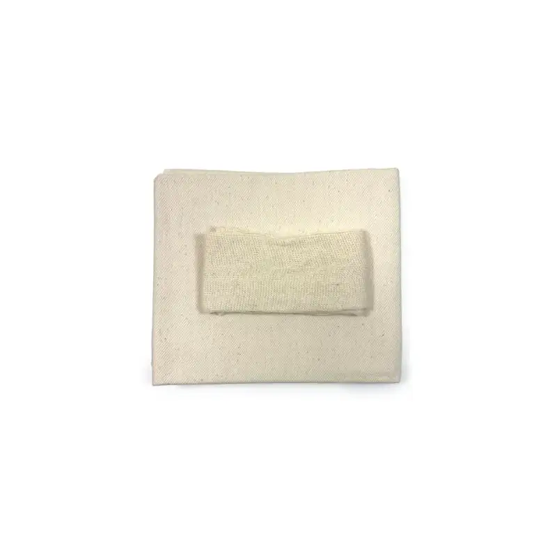 Regency Wraps Natural Pastry Cloth 20"x24" with 15”Rolling Pin Cover, 100% Cotton for Non-stick Dough Rolling, Achieve Perfect Dough for Baked Goods.