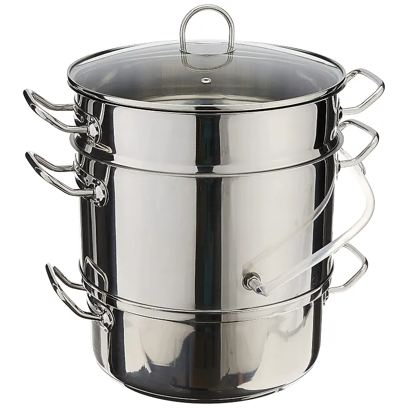 Norpro 619 Stainless Steel Steamer/Juicer
