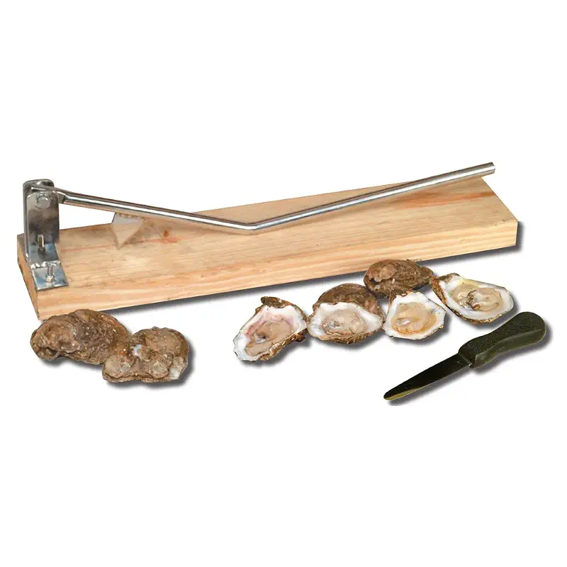 King Kooker 5500 Stainless Steel Oyster Opener, with Oyster Knife