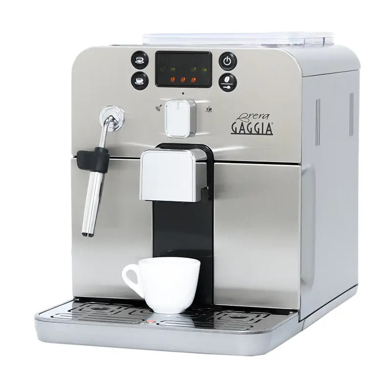 Gaggia Brera Super-Automatic Espresso Machine, Small, 40 fluid ounces, Silver