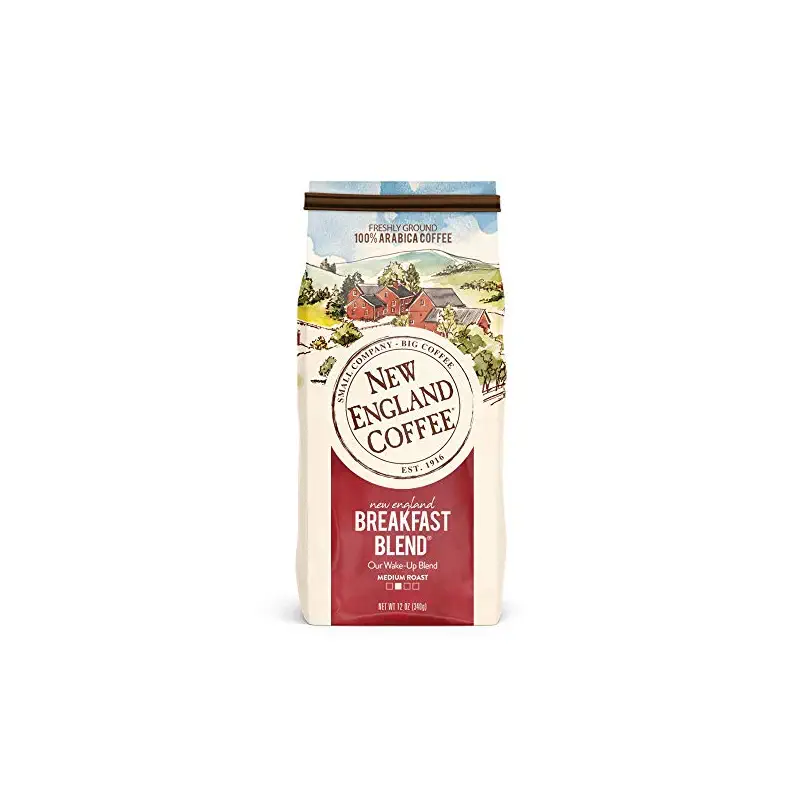 New England Coffee Breakfast Blend Ground Coffee 12oz (Pack of 1)