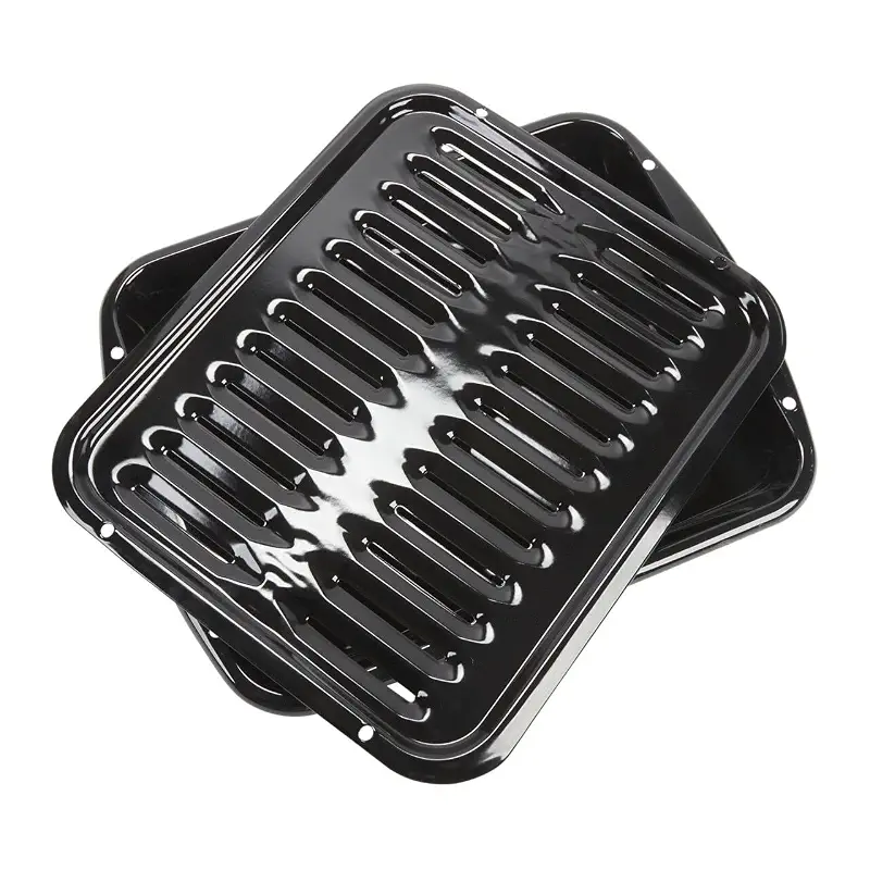 Whirlpool 4396923 Genuine OEM Broiler Pan, Premium Oven Broiling Pan Replacement