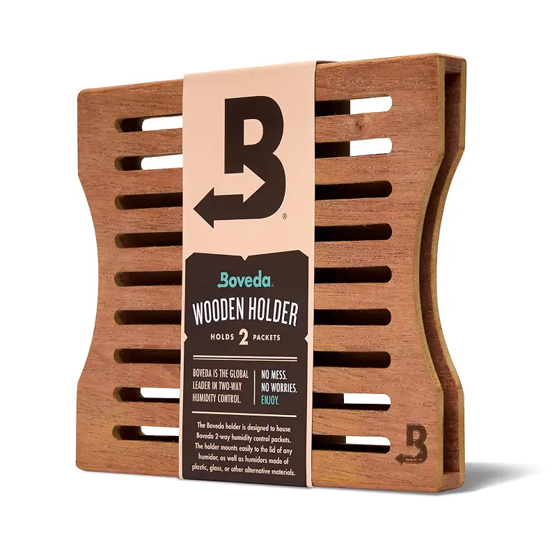 Boveda Cedar Pack Holder, Holds 2 Size 60 Side-by-Side – Humidifier Box