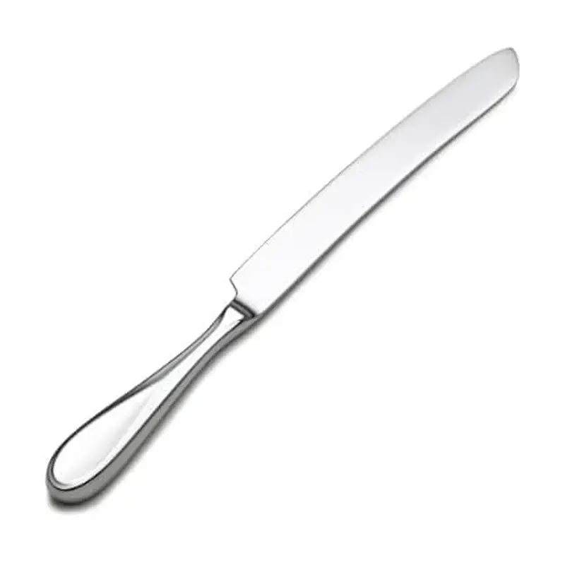 Mikasa Bravo Cake Knife,18/10 Stainless Steel Dessert Serving Knife with Teardrop Handle, Lustrous Finish, Dishwasher Safe, Pairs with Bravo Pie Server