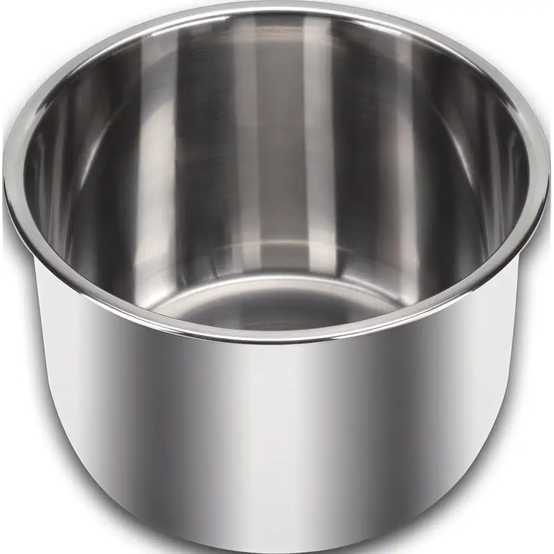 Instant Pot Stainless Steel Inner Cooking Pot 6-Qt, Polished Surface, Rice Cooker