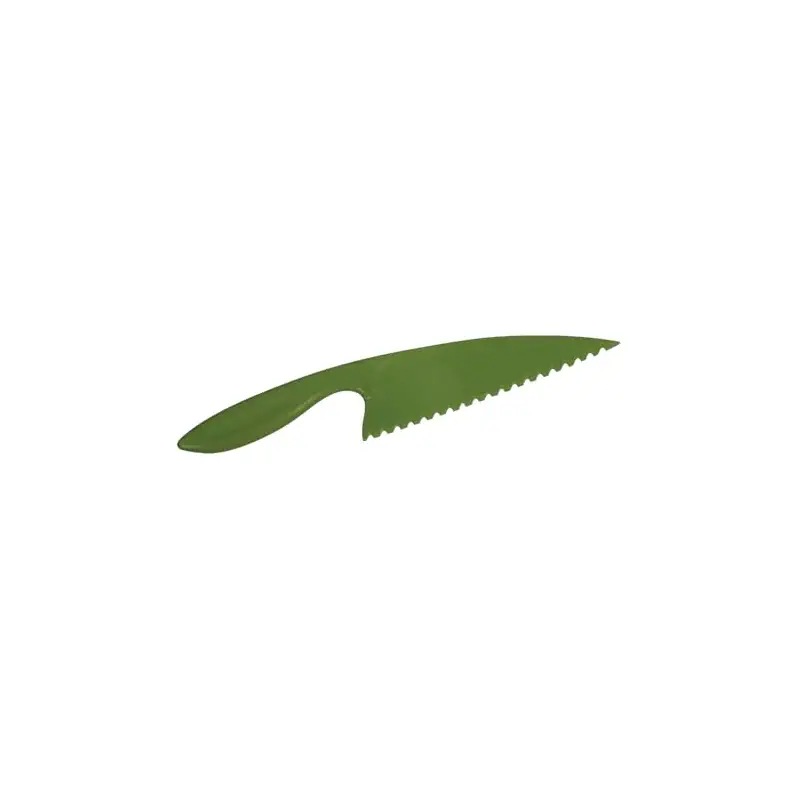 San Jamar Lettuce Knife,Green,12" L,Plastic,4" W LK200W - 1 Each