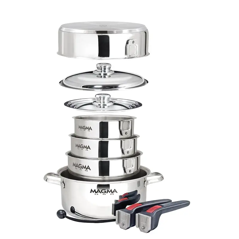 Best Stackable Cookware Sets for Small Kitchens & RVs