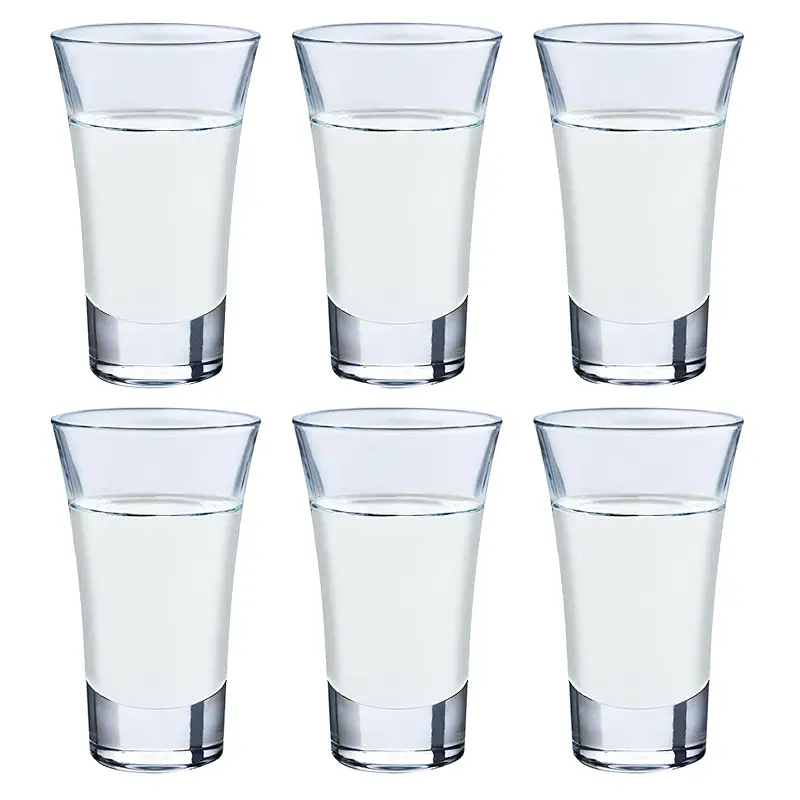 Toyo Sasaki Glass P-01145 Cold Sake Glass, 3.4 fl oz (100 ml), Tenkai 100, Made in Japan, Dishwasher Safe, Pack of 6