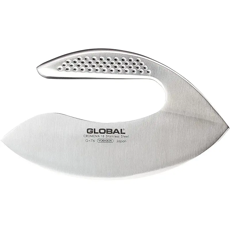 Global Stainless Steel 7-Inch Herb Chopper