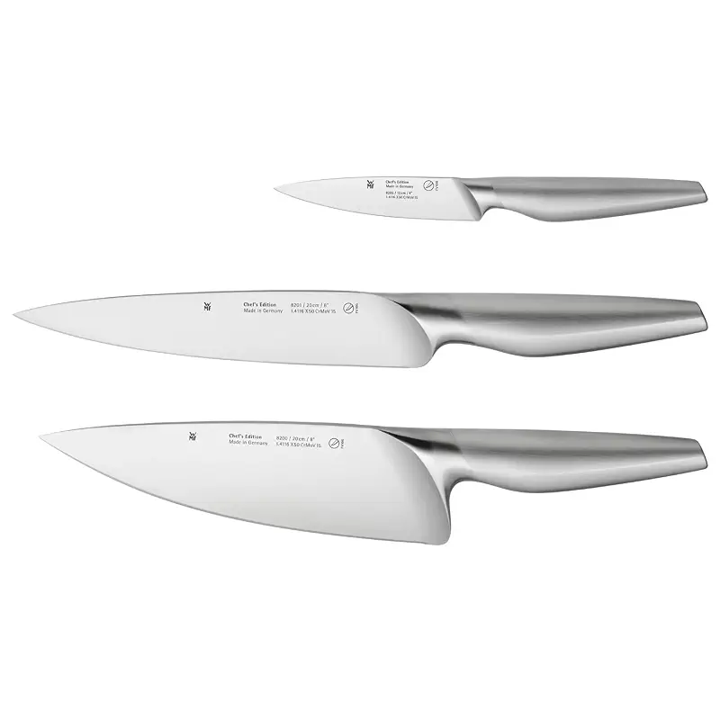 WMF Set of kitchen knives Chef`s Edition 3 pieces, Made in Germany