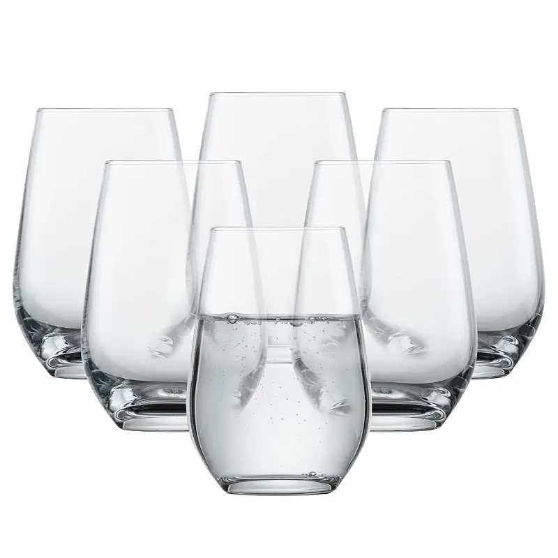 Schott Zwiesel Forté All Purpose Glass 13 Ounce (Set of 6), Drinking Glasses for Water, Dishwasher-Safe Tritan Crystal Glasses, Made in Germany
