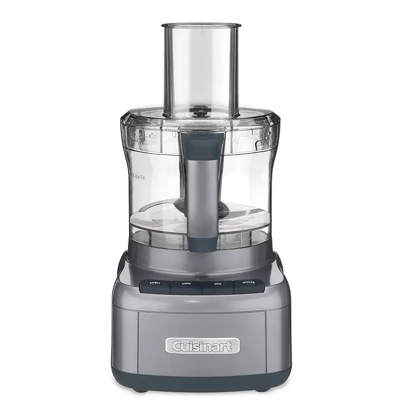 Cuisinart 8 Cup Food Processor, 350-Watt Motor, Gunmetal, FP-8GMP1 | 350W motor