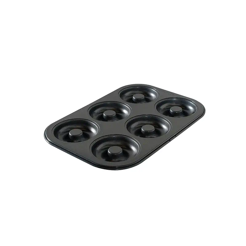 Nordic Ware 6 Cavity Donut Pan, Metal