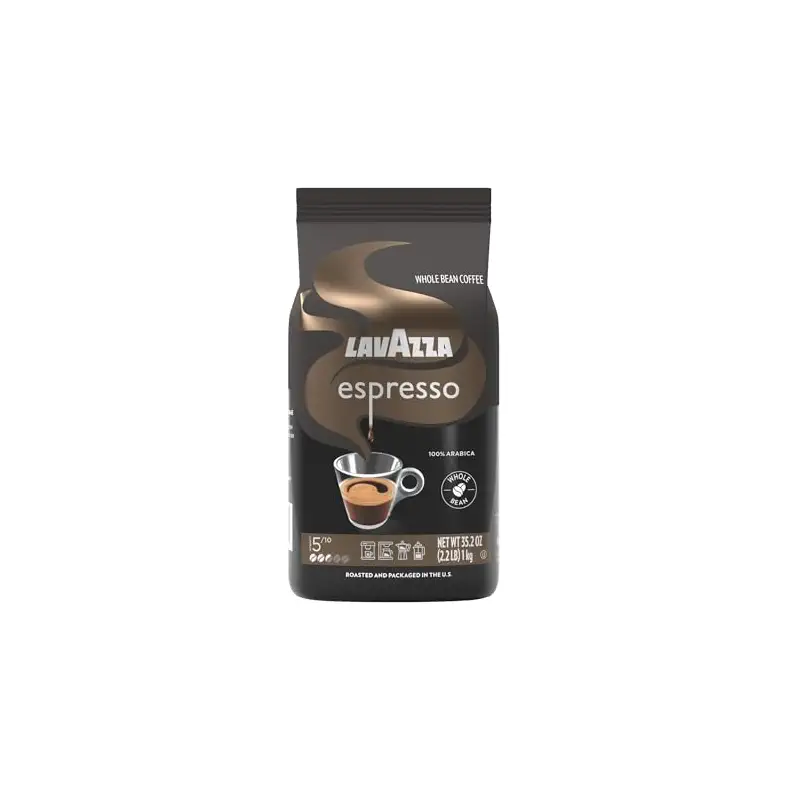 Lavazza Espresso Whole Bean Coffee, Medium Roast, 100% Arabica, 2.2 lb Bag