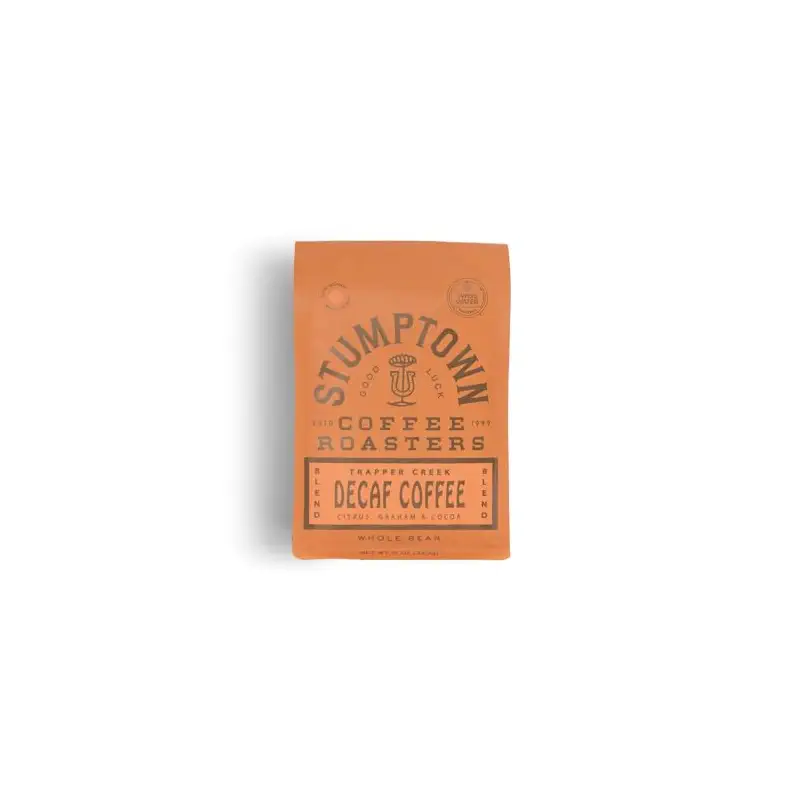 Stumptown Coffee Roasters, Decaf Whole Bean Coffee, 100% Arabica Coffee - Trapper Creek, 12oz Bag
