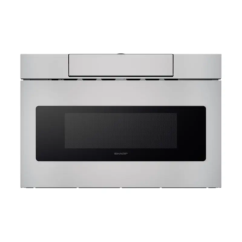 Sharp SMD2470ASY 24 in. 1.2 cu. ft. Built-In Microwave Drawer Oven | 1.2 Cubic Feet, 950 Watt, Concealed Control Panel, Digital LCD Display