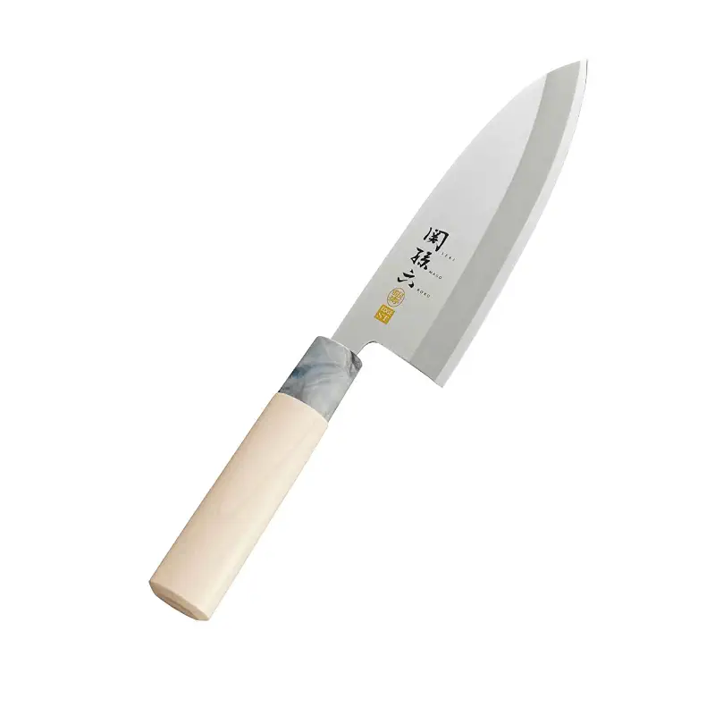 Kai Corporation KAI AK5063 Deba Knife Seki Magoroku Ginju, Stainless Steel, 6.5 inches (165 mm), Made in Japan