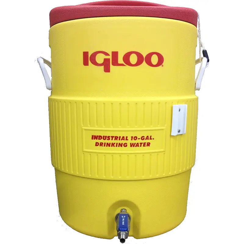 Learn to Brew Igloo Mash Tun with Stainless Steel False Bottom and 1/2" Valve, 10 Gallon