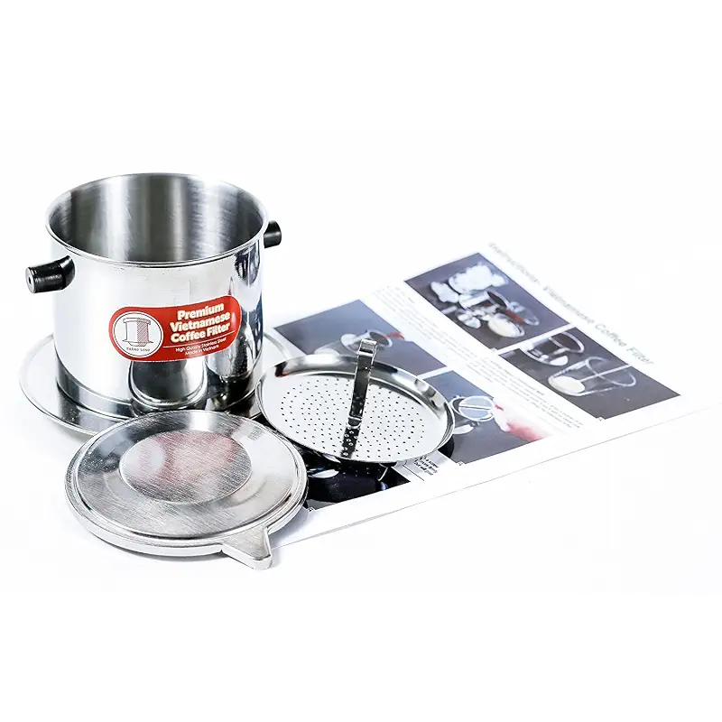 Vietnamese Coffee Filter Set. Also known as a Vietnamese Coffee Maker or Press 8oz. Gravity Insert. Multiple Sizes and Quantities Available