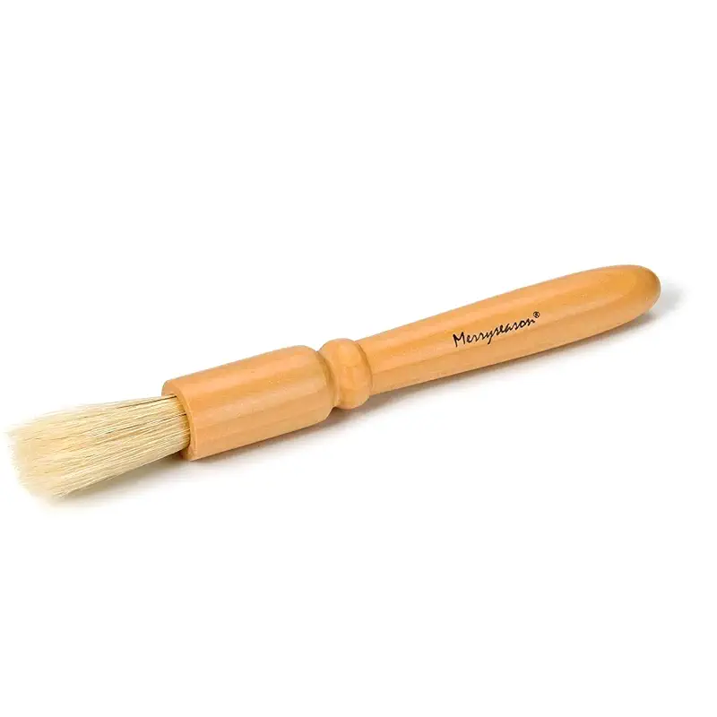 Coffee Grinder Cleaning Brush, Wood Handle & Natural Bristles Wood Dusting Espresso Brush Accessories for Bean Grain Coffee Tool Barista Home Kitchen