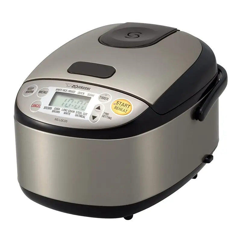 Zojirushi Micom 3-Cup Compact Size, Multiple Settings, Stainless Steel Made, Built-In Retractable Power Cord and Easy to Transport Rice Cooker and Warmer | Multiple settings, retractable power cord, easy transport