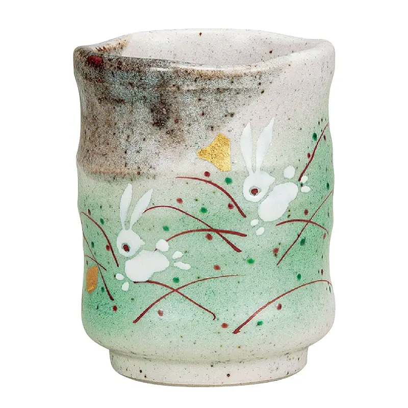 Ino Seimine K4-627 Kutani Ware Tea Cup