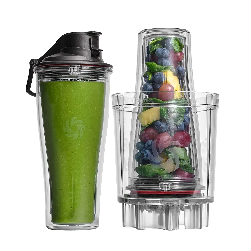 Vitamix Personal Cup Adapter, BPA-Free Tritan | Does Not Work with Ascent, Ascent X or Venturist Blenders, Single-Serve Personal Size, Spill-Proof Lid, Dishwasher Safe