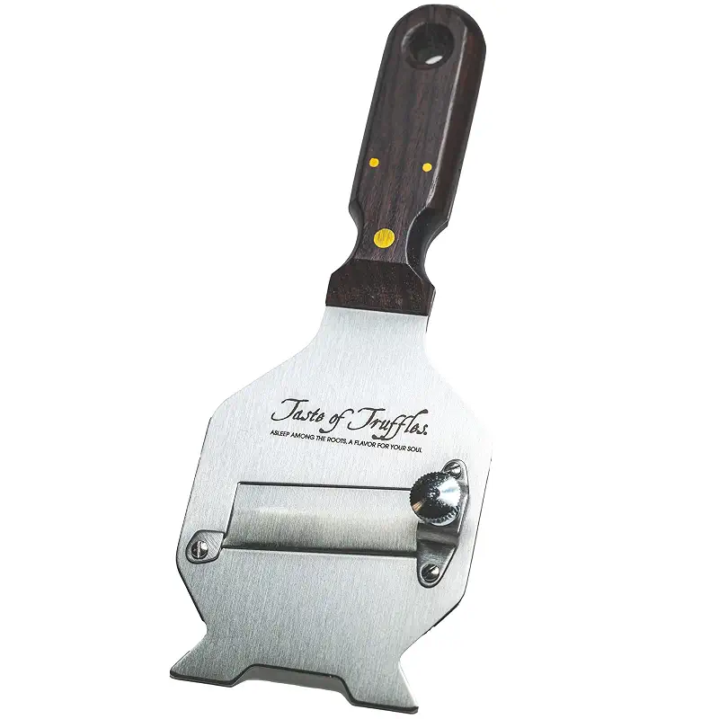 Professional Truffle Shaver Slicer/Cutter | Rosewood, Stainless Steel, Made in Italy