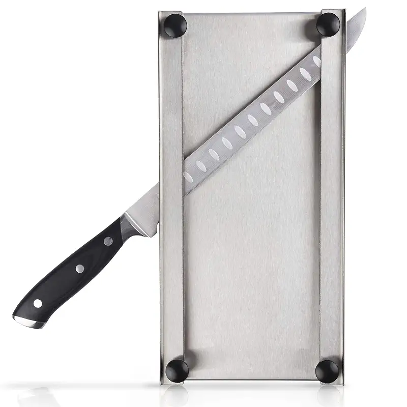 Meat slicer Stainless Steel Jerky Maker Cutting Board With 10-Inch Professional Slicing and Carving Knife