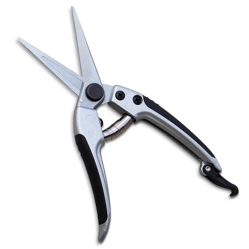 TABOR TOOLS K18A Straight Pruning Shears, Florist Scissors, Multi-Tasking Garden Snips for Arranging Flowers, Trimming Plants and Harvesting Herbs, Fruits or Vegetables (Japanese Style Blades)