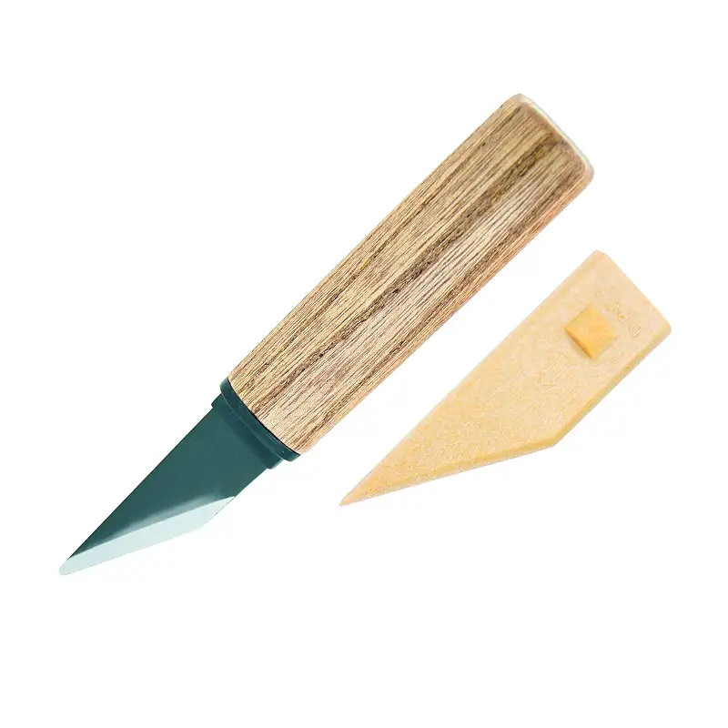 Kiridashi Knife Jpanese Pocket Knife Left Handed Knife with Sheath | Marking Knife Wooden Pocket Knife