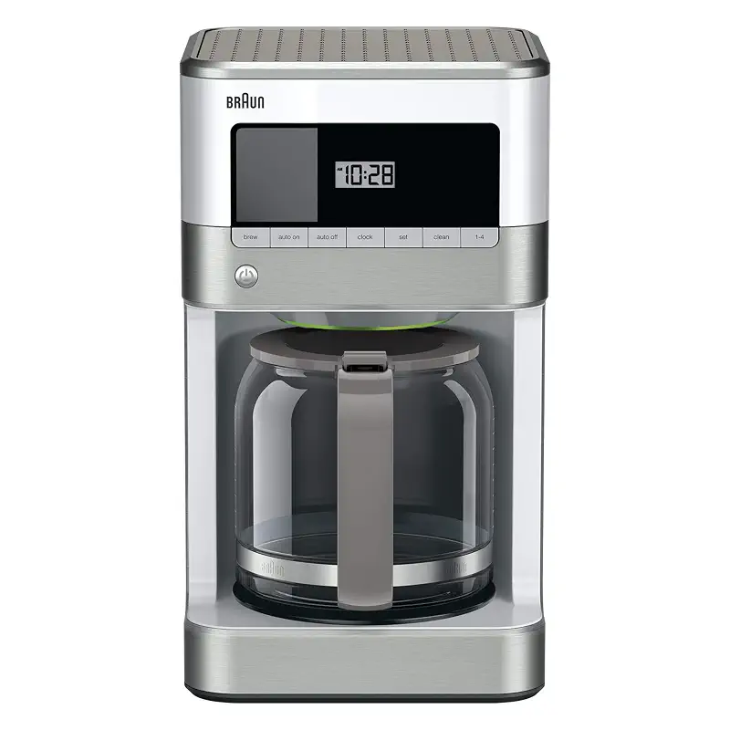 Braun KF6050WH BrewSense Drip Coffee Maker, White
