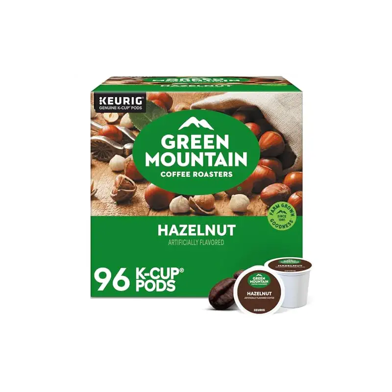 Green Mountain Coffee Roasters Hazelnut Coffee, Keurig Single-Serve K-Cup pods, Light Roast, 96 Count