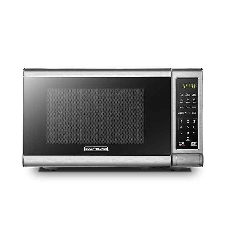 BLACK+DECKER Countertop Microwave Oven, 0.7 Cu.Ft, 700W, Stainless Steel