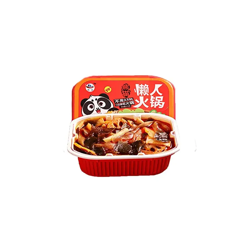 Convenient Micro Hot Pot Lazy Self-Cooking Self-Heating Instant Self-Service Fast Food Spicy Portable Hotpot(Vegetable)350gX1Pack方便微火锅懒人自煮自热即食自助速食麻辣便携网红小火锅(素菜)350gX1盒