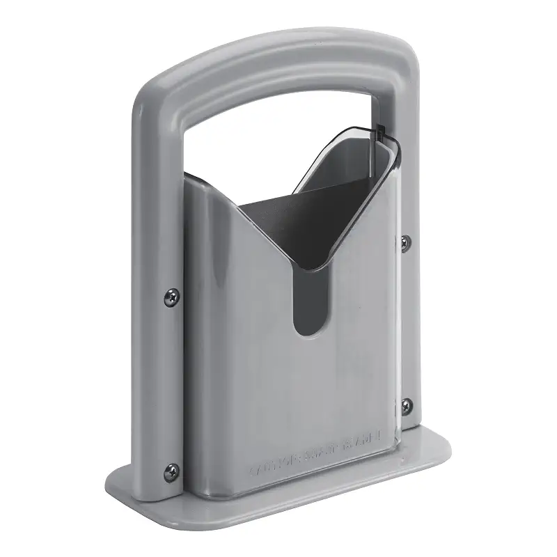 Winco BGS-1 Commercial Manual Bagel Slicer,Gray | Dishwasher safe, BPA-free, Non-stick blade cuts smoothly, NSF certified for safety, Great for Food Preparation and Portioning
