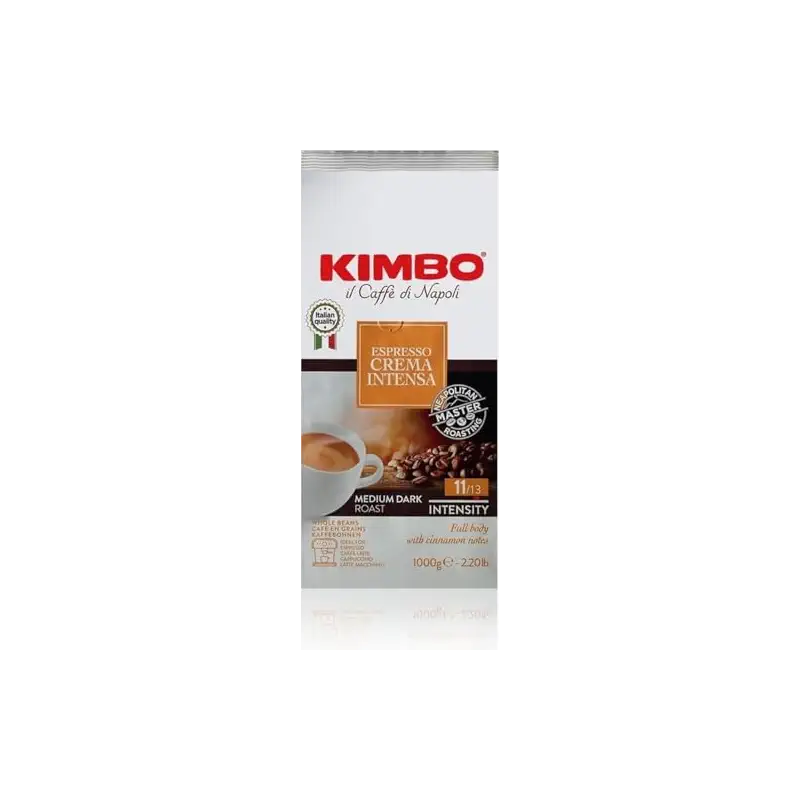 Kimbo Crema Intensa Whole Bean Coffee, Medium Dark, 2.2lb