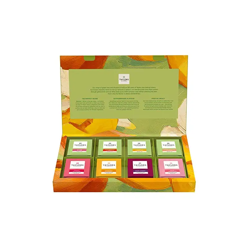 Taylors of Harrogate Green & Herbal Tea Sampler Gift Box, 48ct