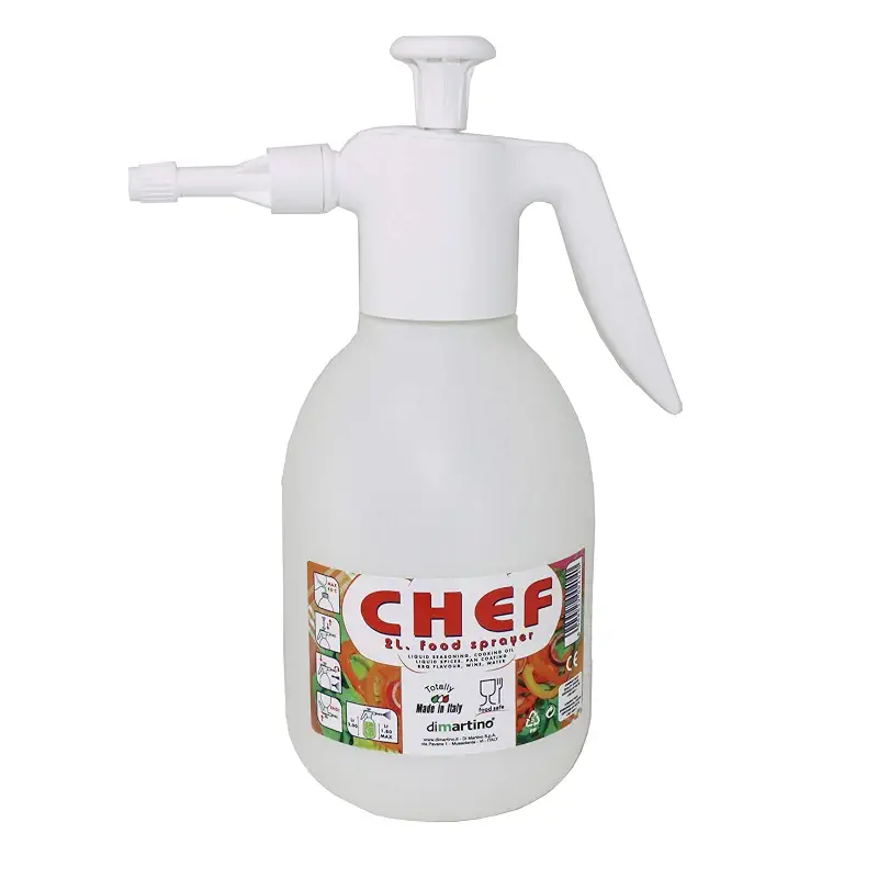 Di Martino BBQ Spray Bottle; Food Grade BPA Free Plastic; Hand Pressure Pump Sprayer for Barbecue Grills, Smokers