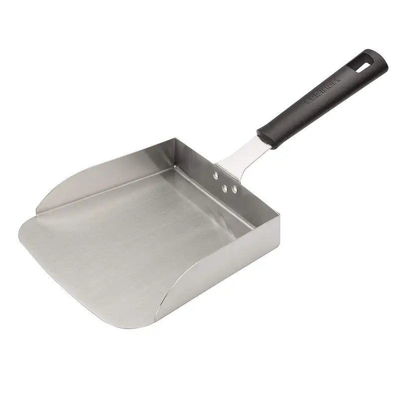 Cuisinart Griddle Food Mover - Extra-Large Stainless Steel Spatula for Rice, Vegetables and More, Perfect BBQ Tool, Cookouts, and Griddles, Large Scooper, 5-cup Capacity Food Scoop