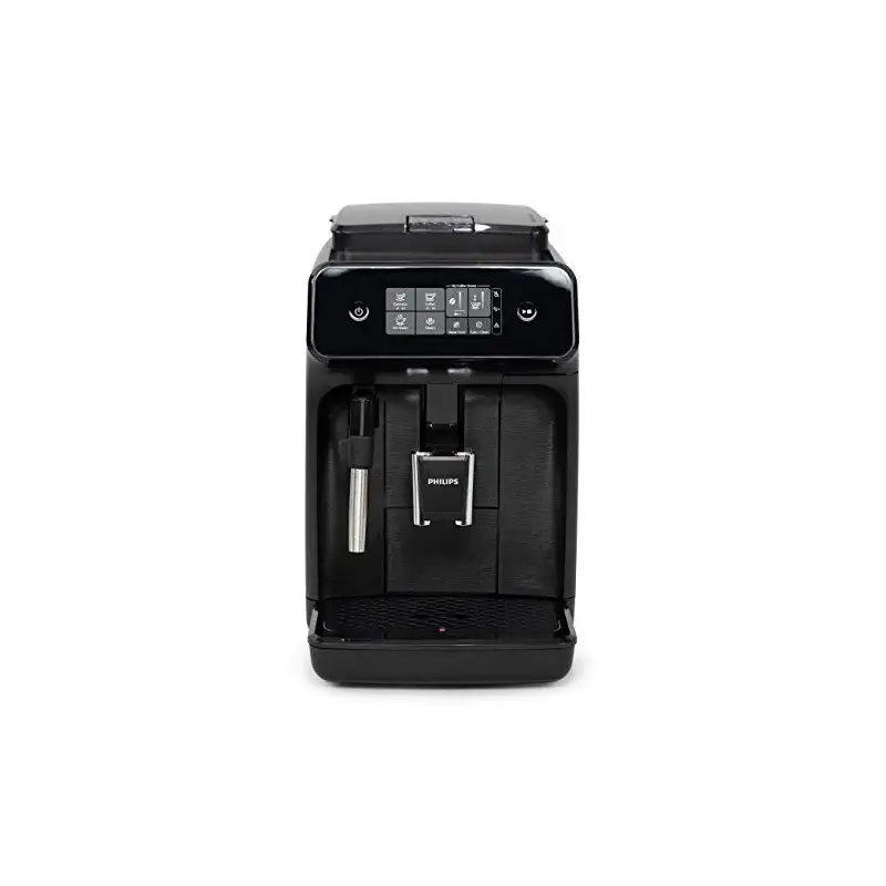 Philips 1200-Series Fully Automatic Espresso Machine w/ Milk Frother, Black - EP1220/04 (Renewed)
