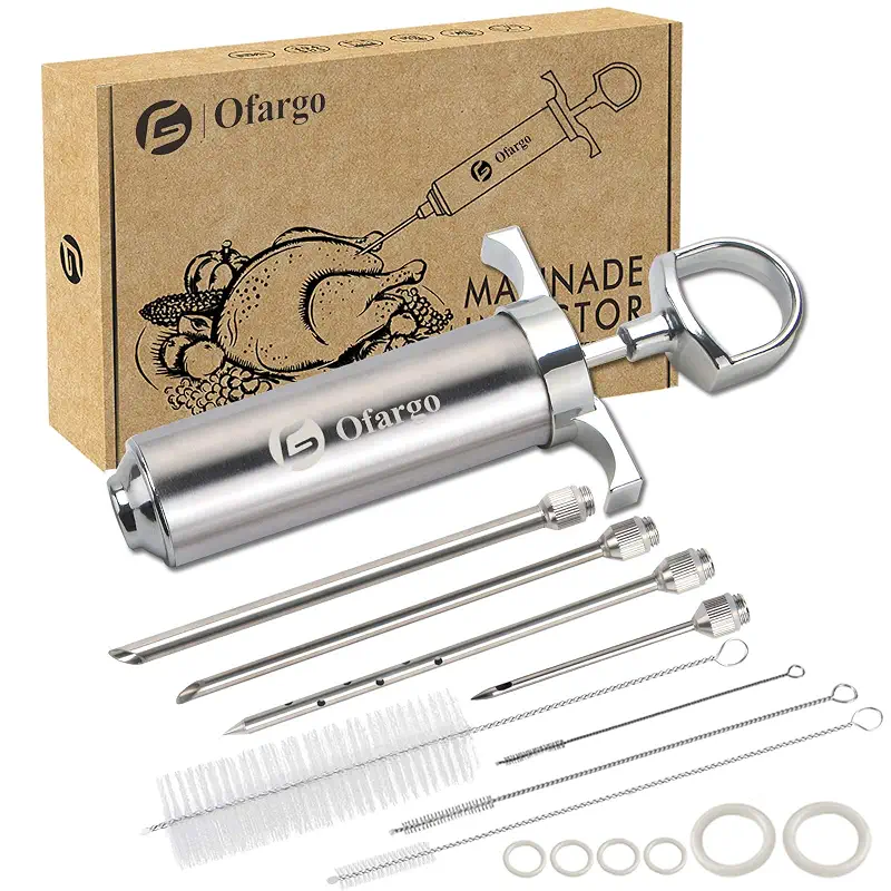 Best Meat Injector for BBQ, Smoking & Holiday Cooking