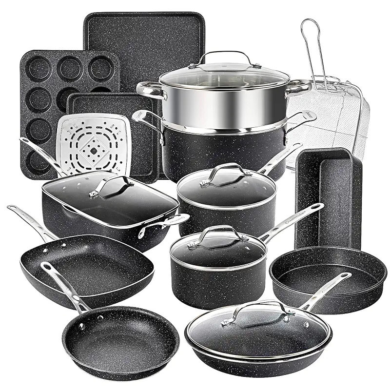 Best Granite Stone Cookware Sets and Pans for Your Kitchen