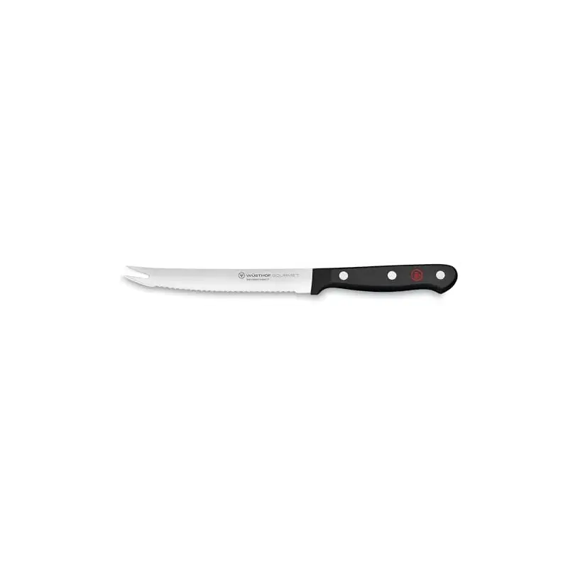 WÜSTHOF Gourmet 5" Tomato Knife, Black