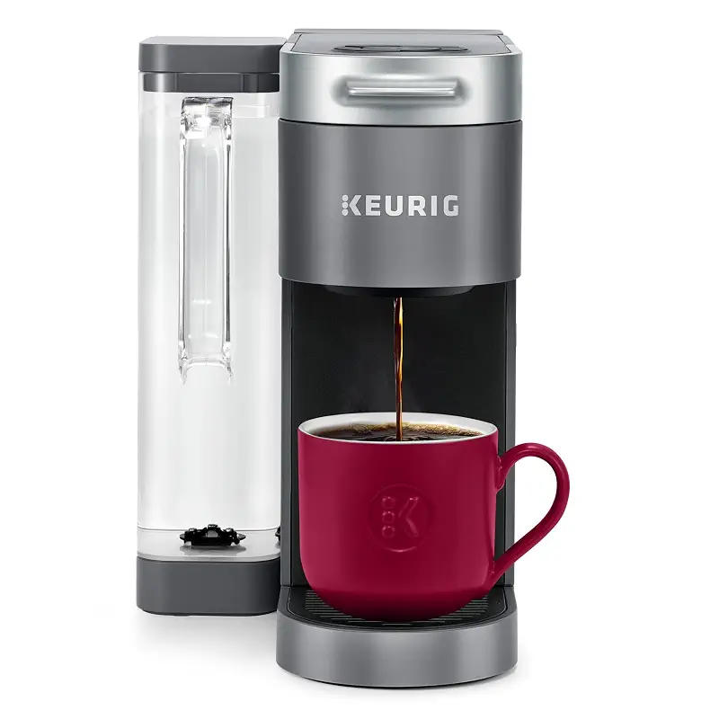 Keurig K-Supreme Single Serve K-Cup Pod Coffee Maker, MultiStream Technology, 4 Brew Sizes, 66oz Dual-Position Removable Reservoir, Gray | MultiStream Technology, 4 Brew Sizes, Dual-Position Removable Reservoir