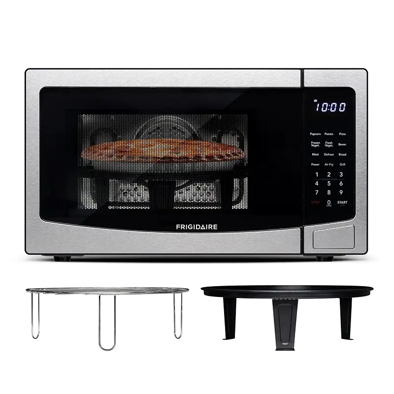 FRIGIDAIRE 1.2 cu ft Microwave, Digital Air Fryer, Convection Oven, Combo-Fry with XL Capacity, Stainless Steel Finish