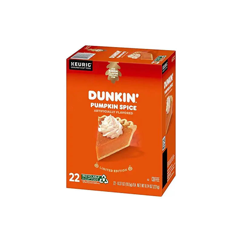 Dunkin' Pumpkin Spice Coffee, 22-Count Pods (2020) Limited Edition