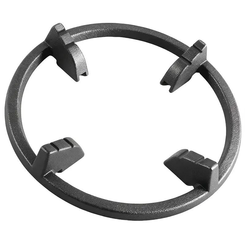 Cast Iron Wok Ring Support for Samsung, Whirlpool Gas Stove | Non-Slip, Fits Round Bottom Wok, Replacement KitchenAid, LG Gas Stove Stand Rack Accessories