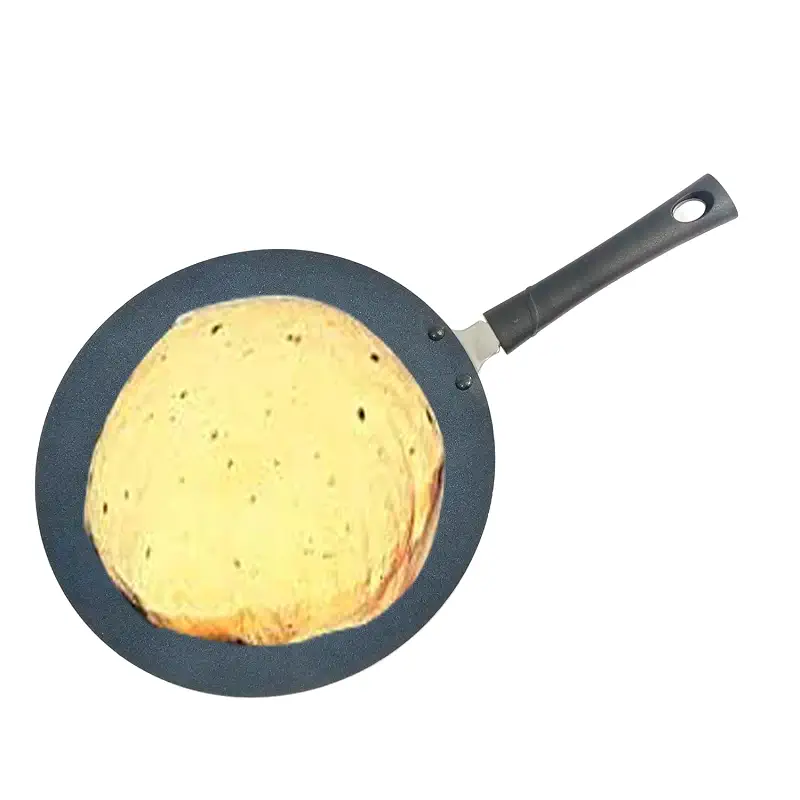 SHRIYA Roti Pan Aluminum Non-Stick Chapati Tawa for Paratha Concave Griddle Crepe Pancake Dosa Omelet Tava Heavy Gauge (275mm)